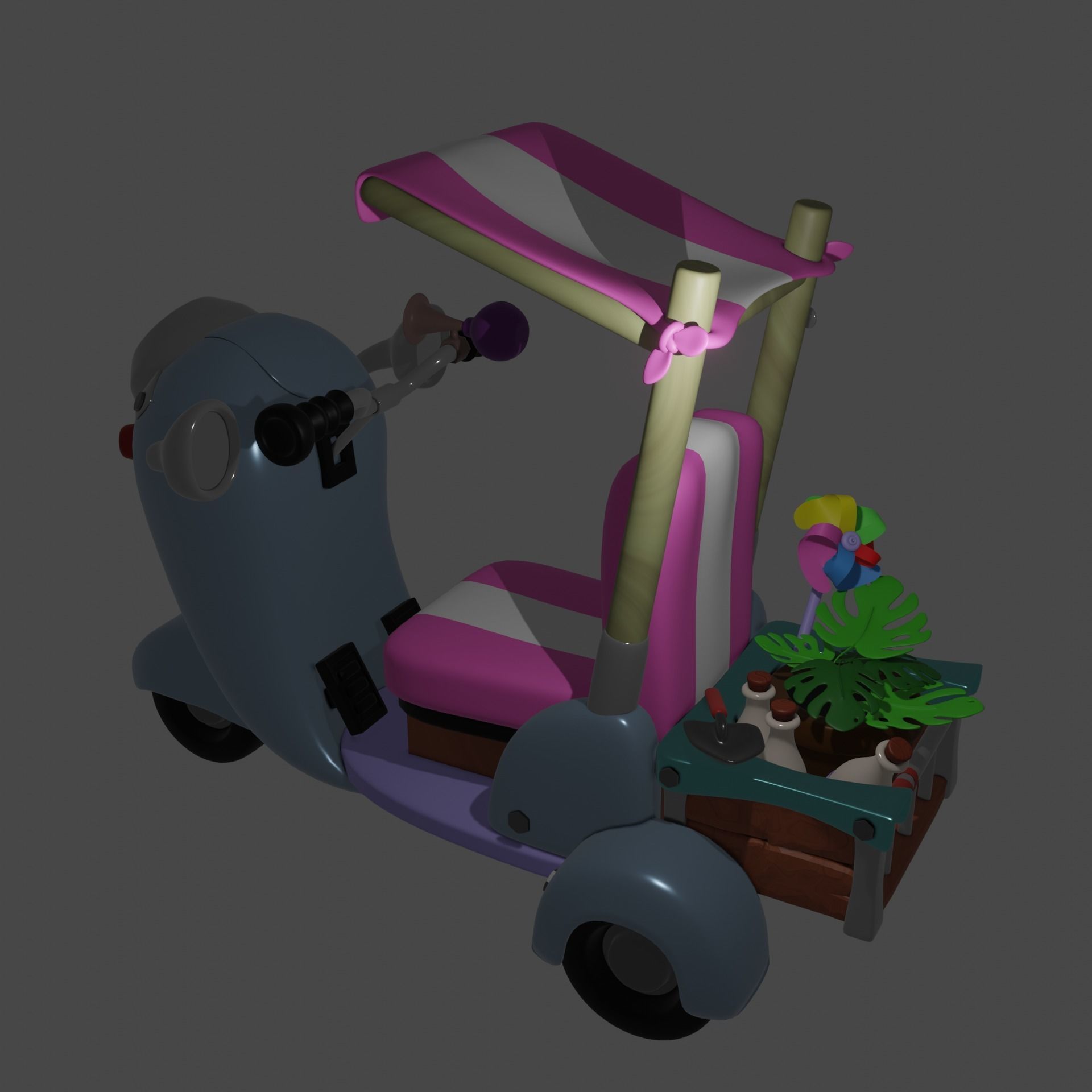 motorcycle Free 3D model_1