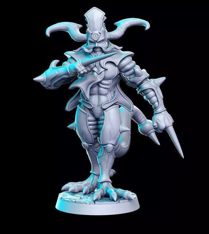 Master of nu un Dragon Quest Akira Toriyama 32mm Pre-supported 3D print model_0