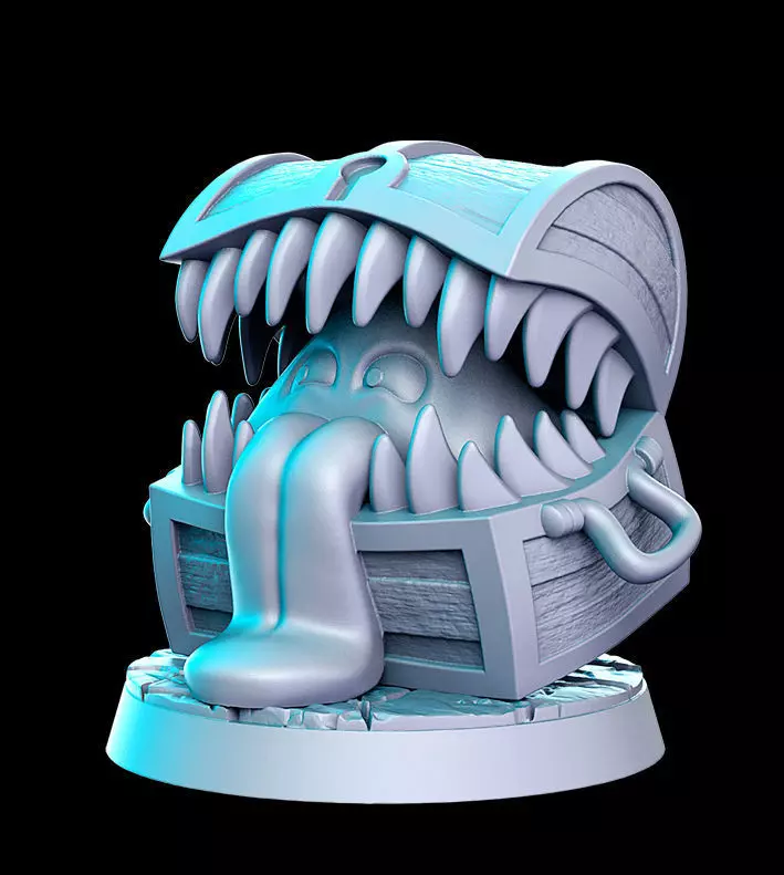 Mimic Dragon Quest Akira Toriyama 32mm Pre-supported 3D print model_0