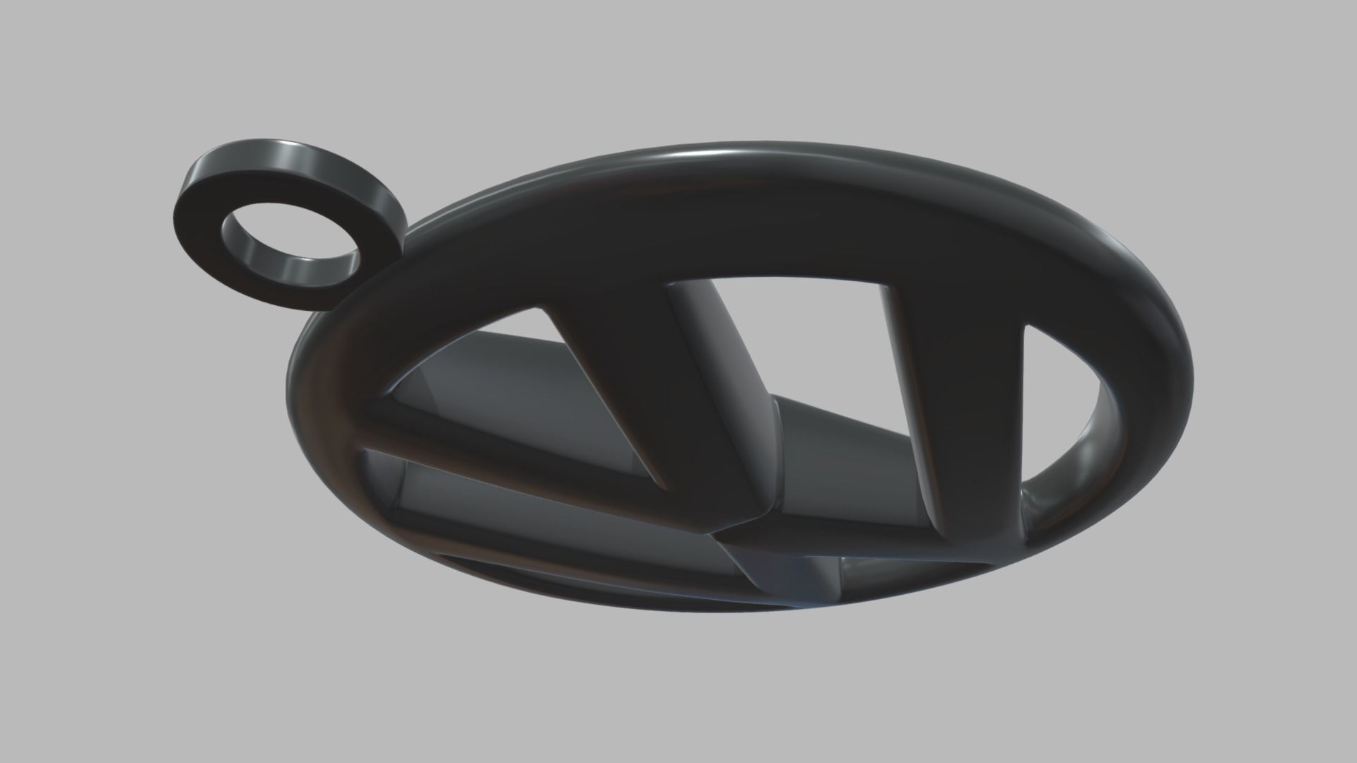 Volkswagen Key Ring Chain 3D print model_3