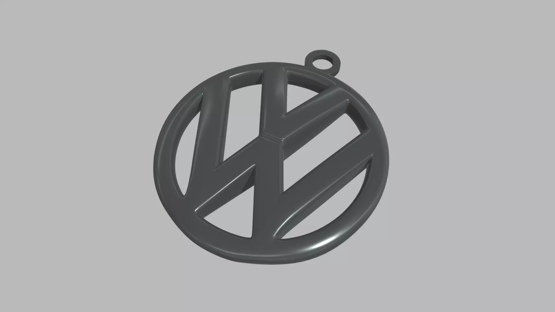 Volkswagen Key Ring Chain 3D print model_0