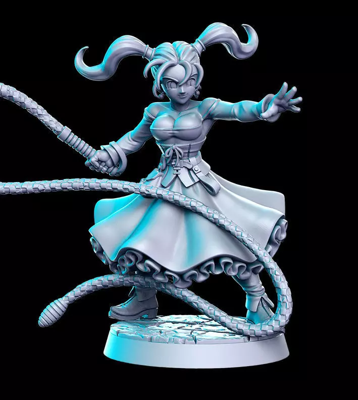 Jessica Dragon Quest Akira Toriyama 32mm Pre-supported 3D print model_0