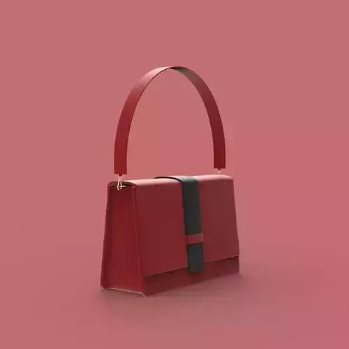 Female Handbag 3D Model