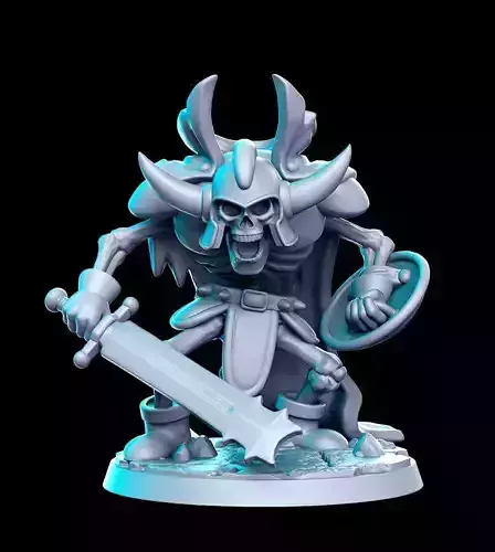 Fright knight Dragon Quest Akira Toriyama 32mm Pre-supported