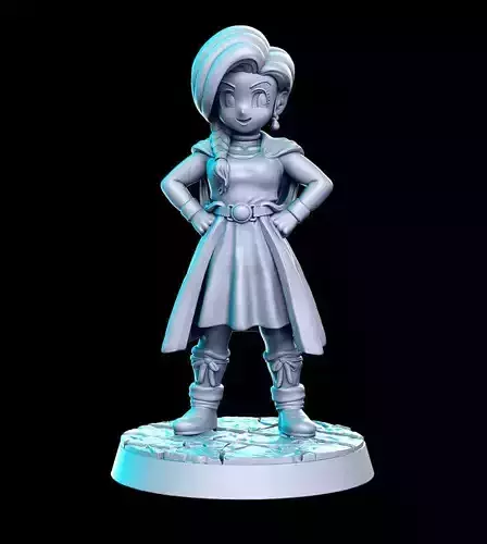 Bianca Dragon Quest Akira Toriyama 32mm Pre-supported