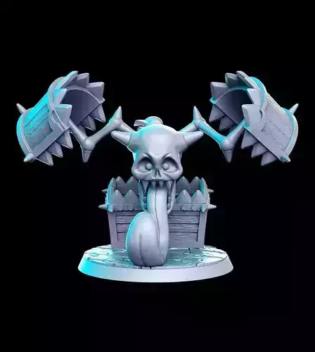 Mimic king Dragon Quest Akira Toriyama 32mm Pre-supported