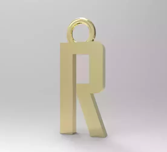 ALPHABET LATTER R PENDANT