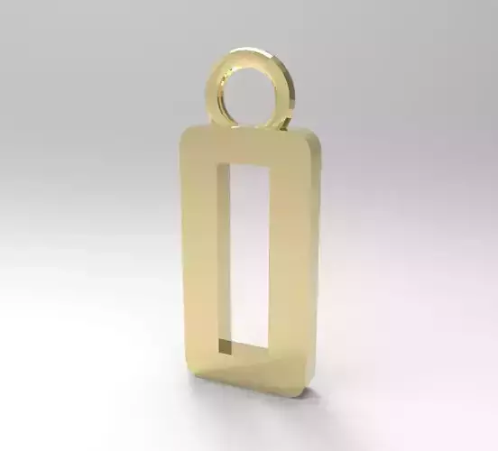 ALPHABET LATTER O PENDANT