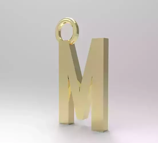 ALPHABET LATTER M PENDANT