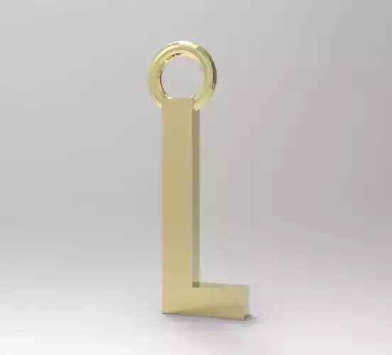 ALPHABET LATTER L PENDANT