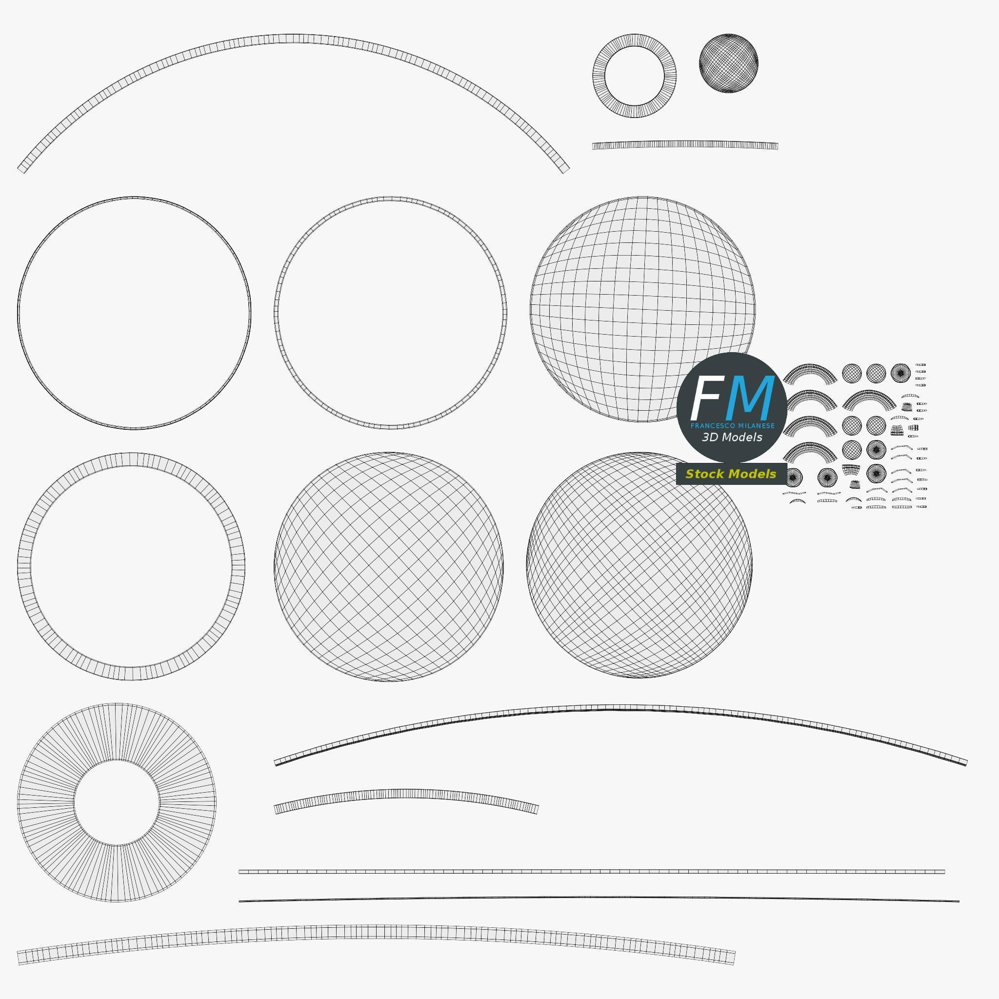 Blind spot traffic mirror 1 3D model_11