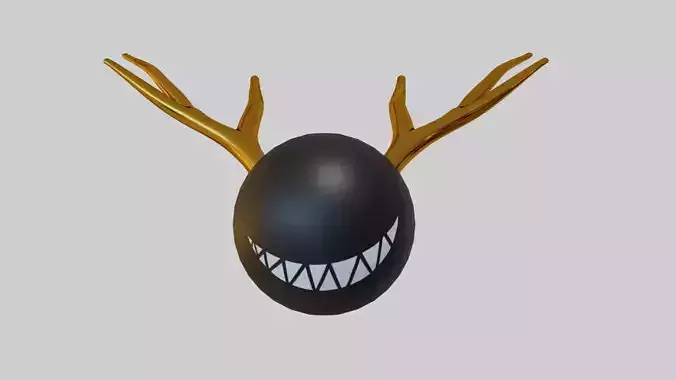 Little monster with  deer horn