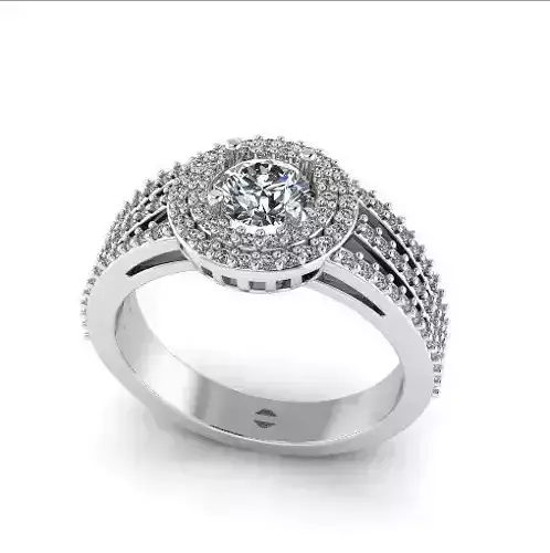 Engagement halo rings Model 3822