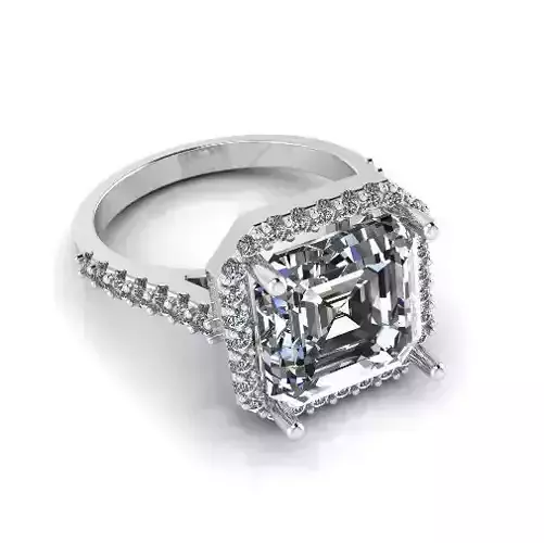 Engagement halo rings Model 3821