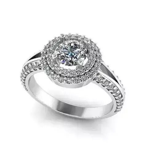 Engagement halo rings Model 3820