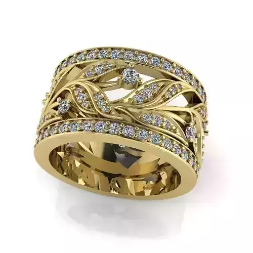 leaf ring Model 3818