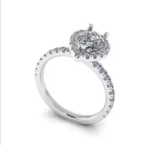 Engagement halo rings Model 3813