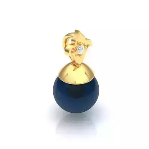 Pendant with pearl stone Model 3806