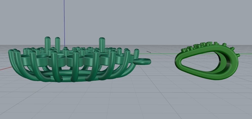 Pear Pendant Model 3805 3D print model_3