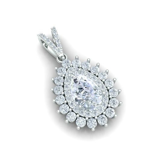 Pear Pendant Model 3805 3D print model_1