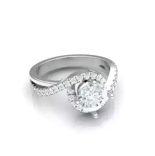 Engagement halo rings Model 3803