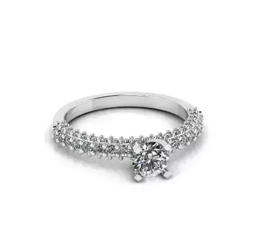 Engagement halo rings Model 3794