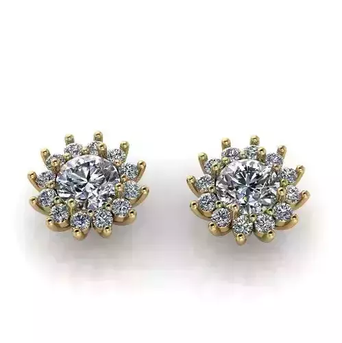 Earrings puset Model 3781