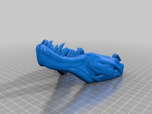 T-Rex Skull 3D print model_2