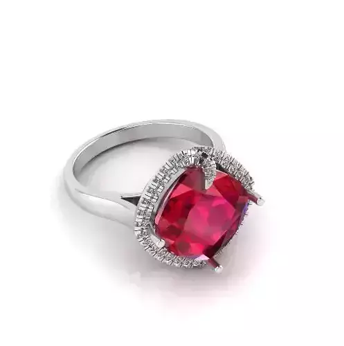 Engagement halo rings Model 3778