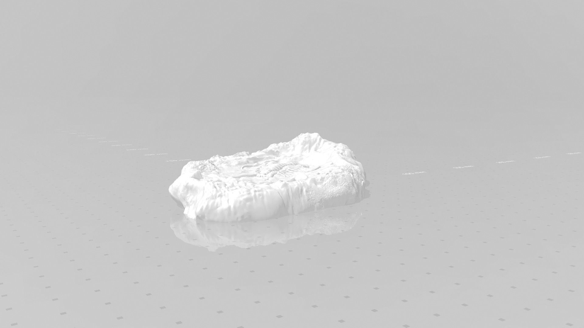 Trilobite Mineral Fossile - Realistic Printable and Keychain 3D print model_15