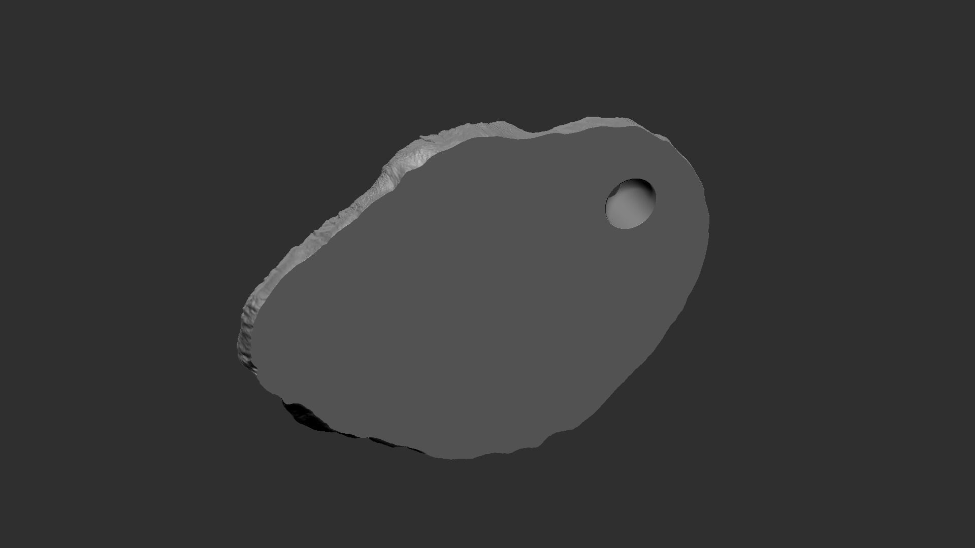 Trilobite Mineral Fossile - Realistic Printable and Keychain 3D print model_10