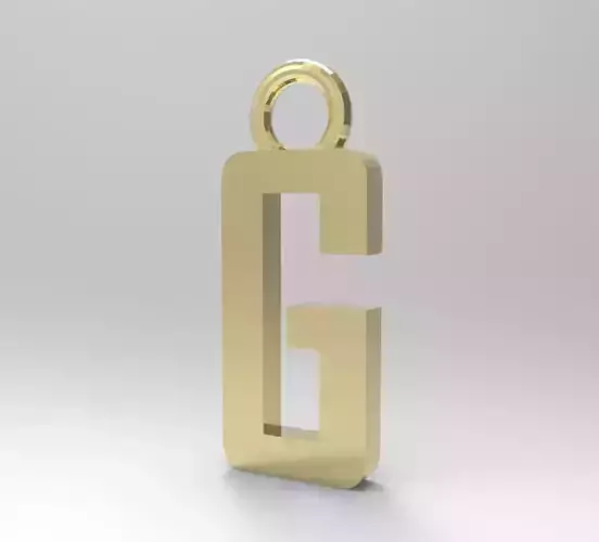ALPHABET LATTER G PENDANT 