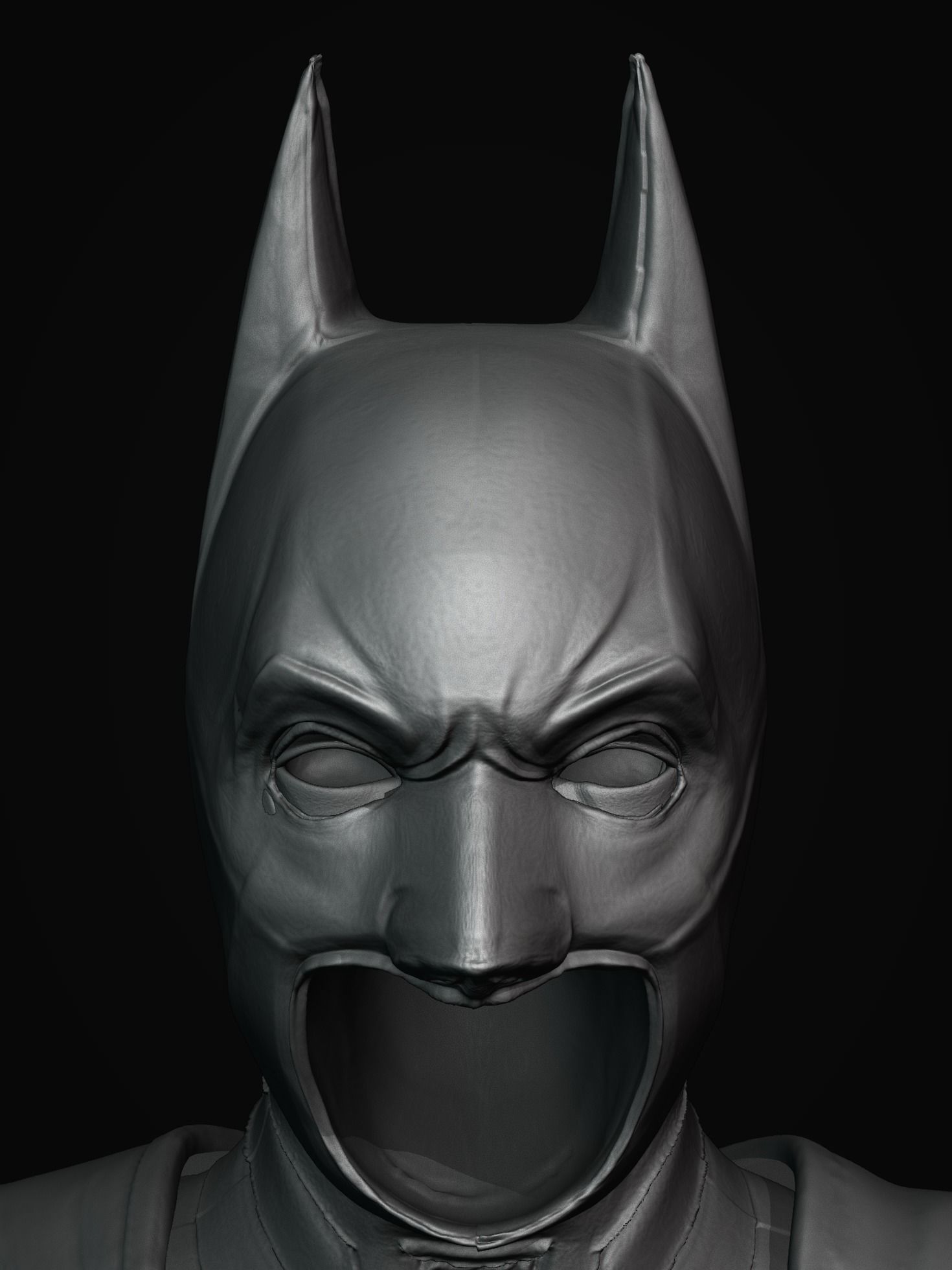 Batman Costume 3D model Free low-poly 3D model_6
