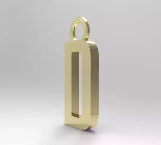 ALPHABET LATTER D PENDANT