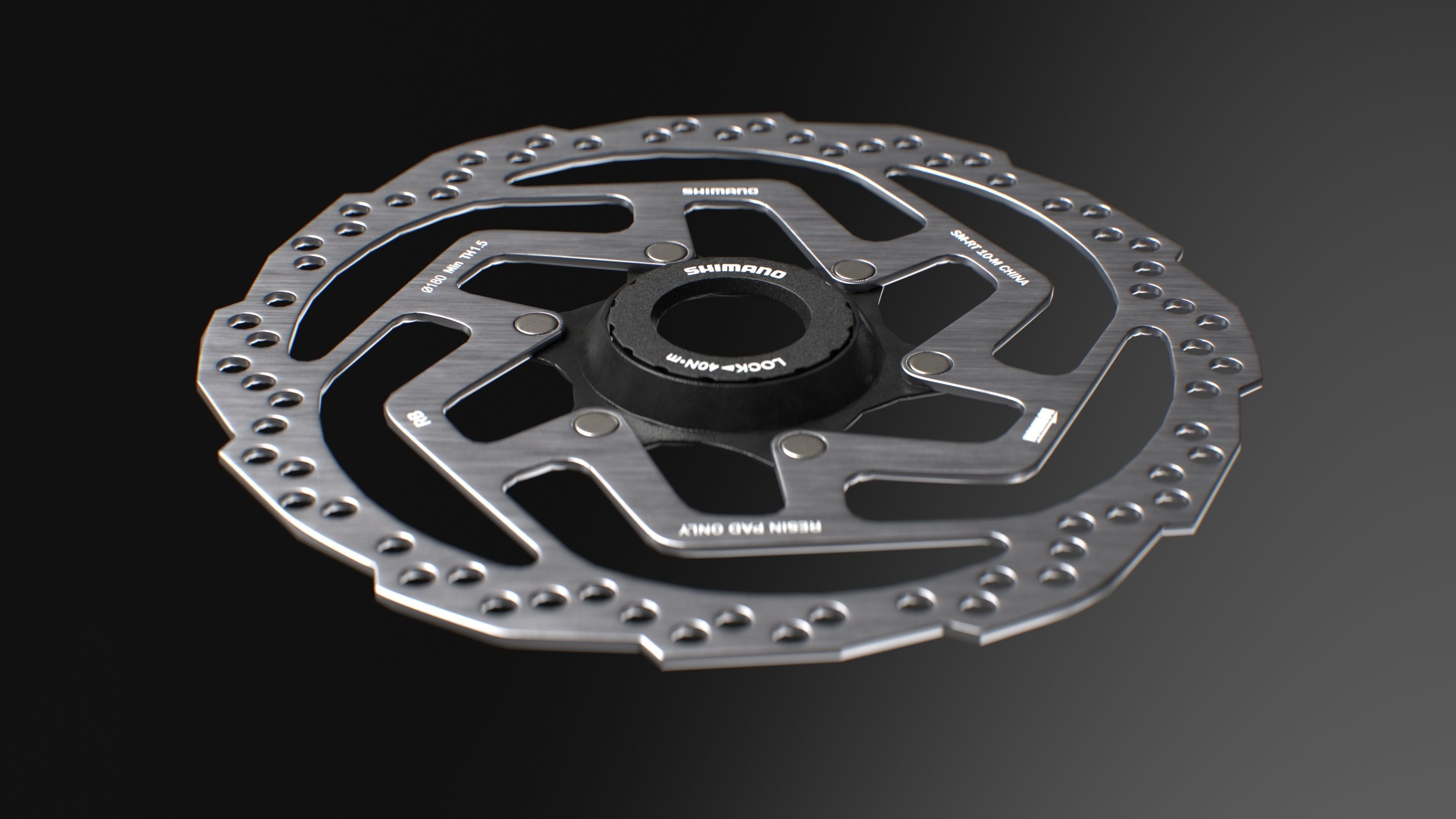 3D model MTB Disc Brake Rotor VR / AR / low-poly | CGTrader
