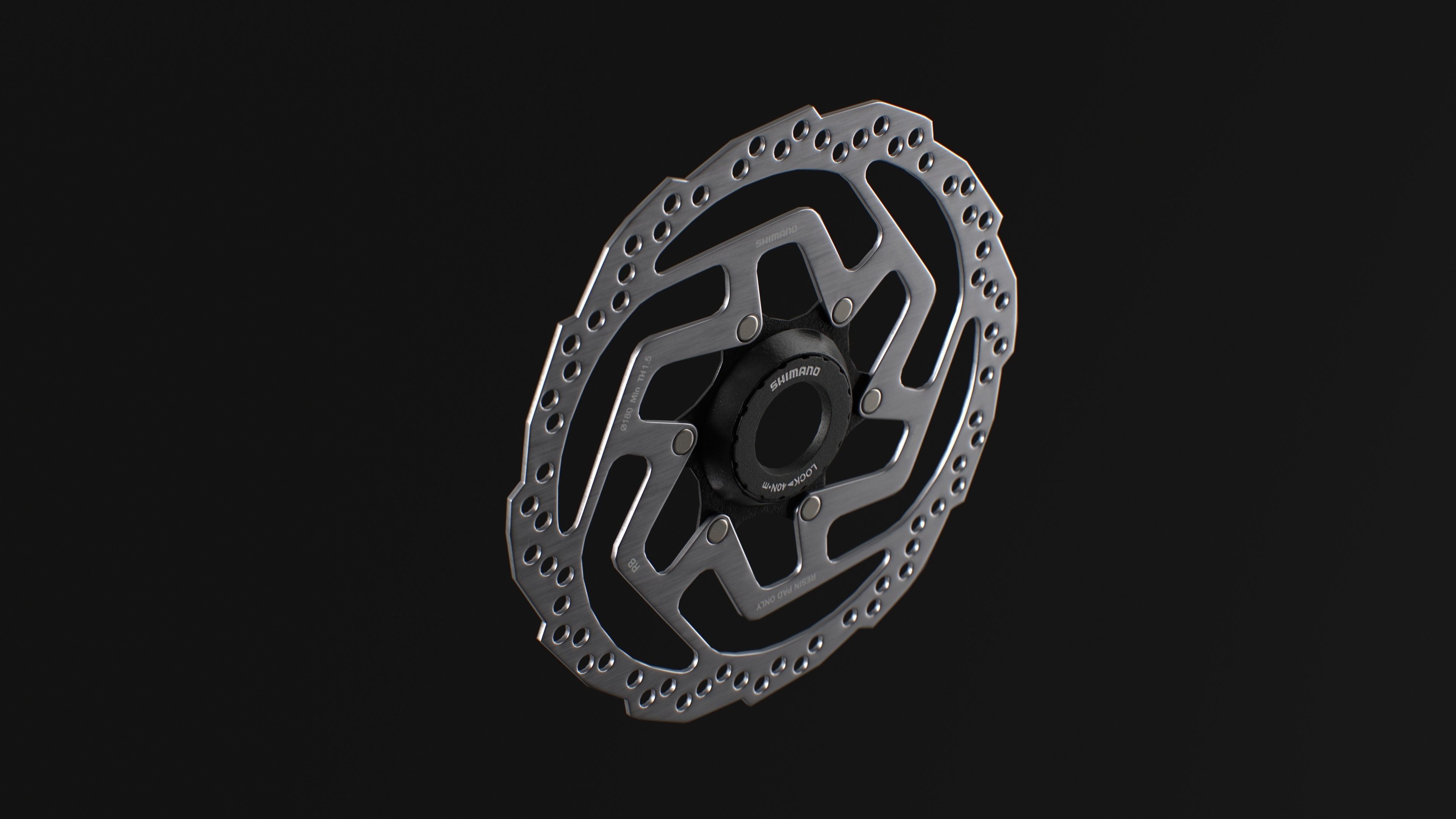 3D model MTB Disc Brake Rotor VR / AR / low-poly | CGTrader