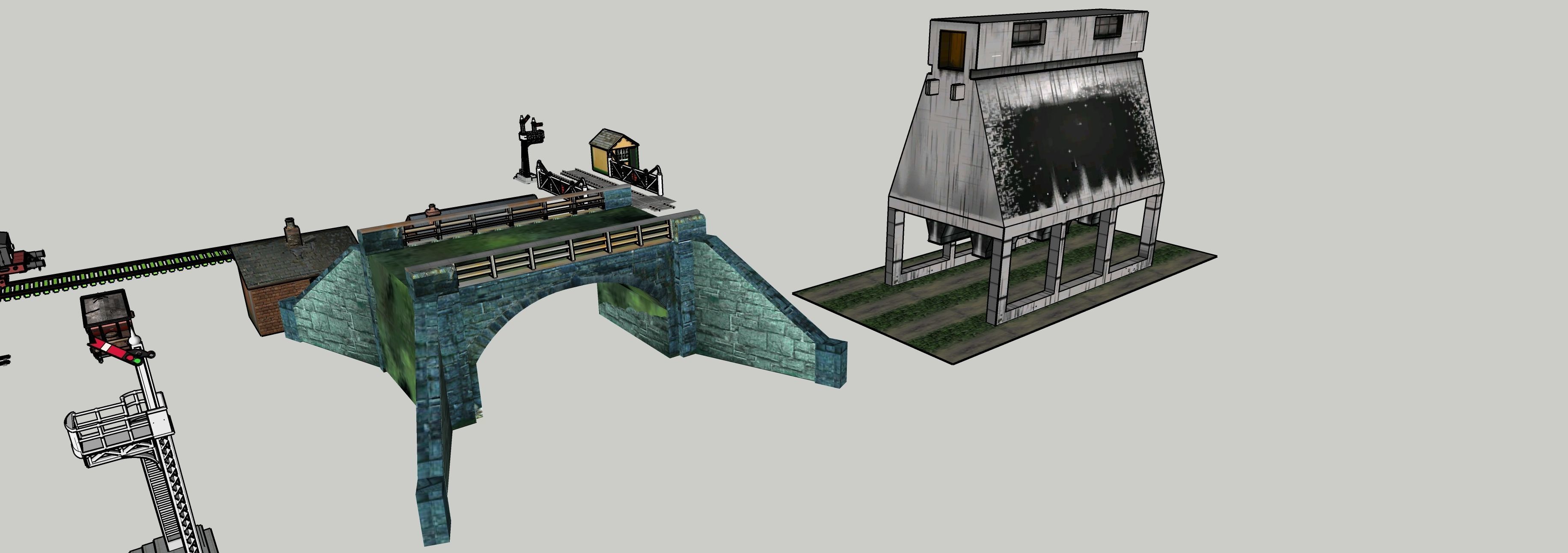 Train 3D model Collection 3D model_10