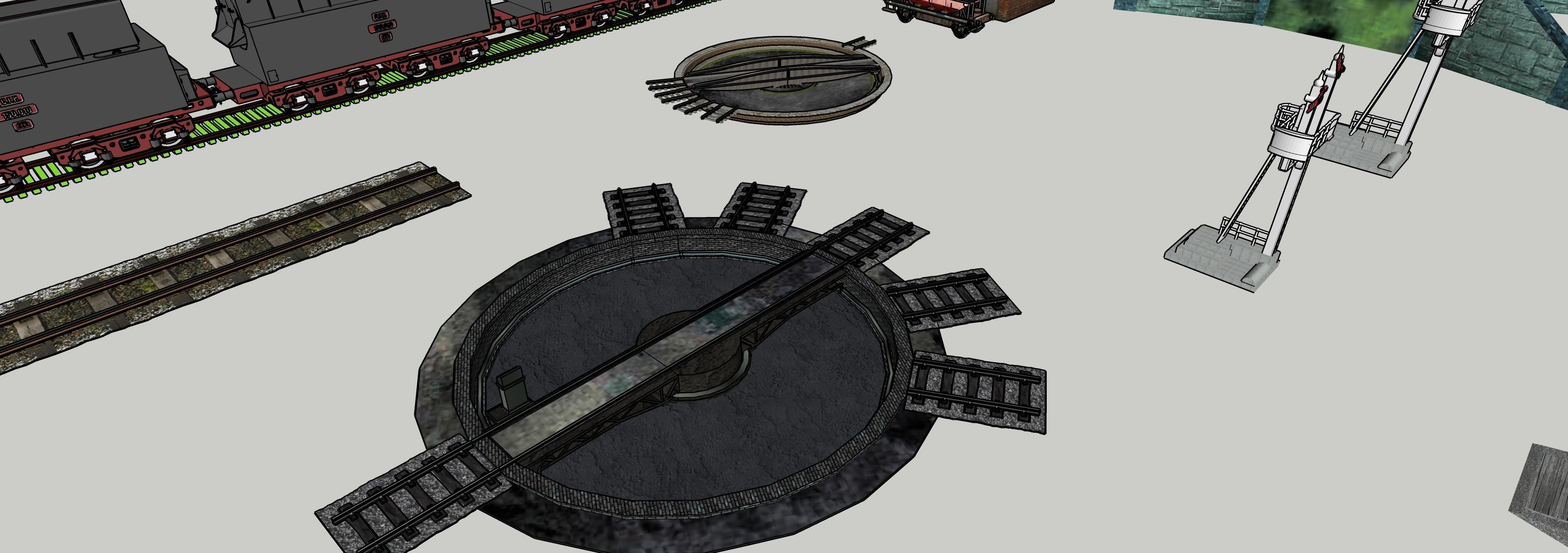 Train 3D model Collection 3D model_12