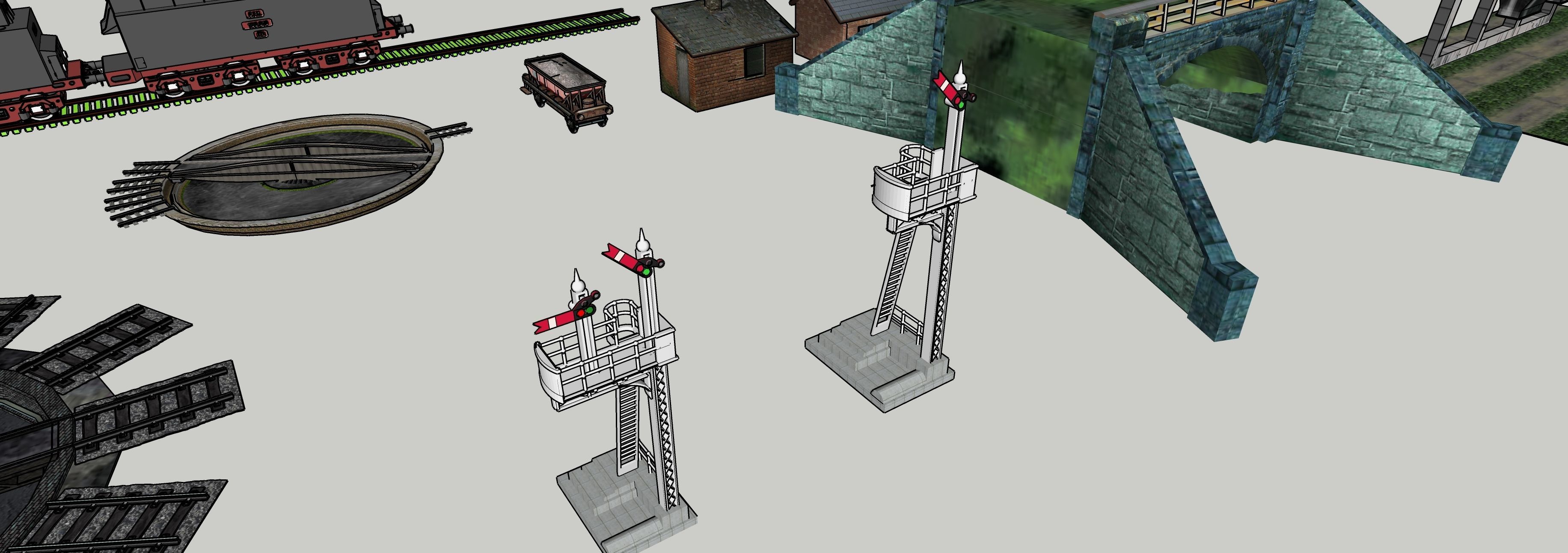 Train 3D model Collection 3D model_9