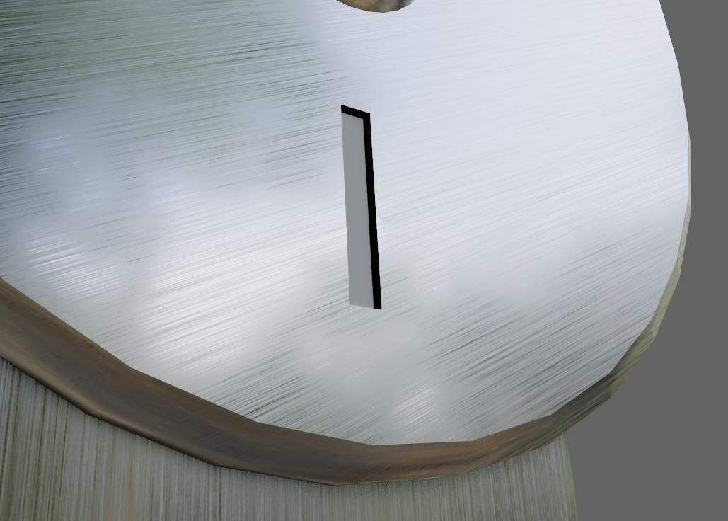 Public Toilet Paper Dispenser - Dispensador de Papel Higienico Low-poly 3D model_9