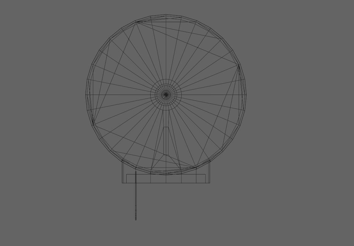 Public Toilet Paper Dispenser - Dispensador de Papel Higienico Low-poly 3D model_21