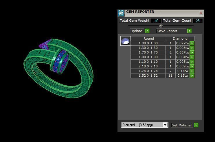 Nail Rings 3D print model_3