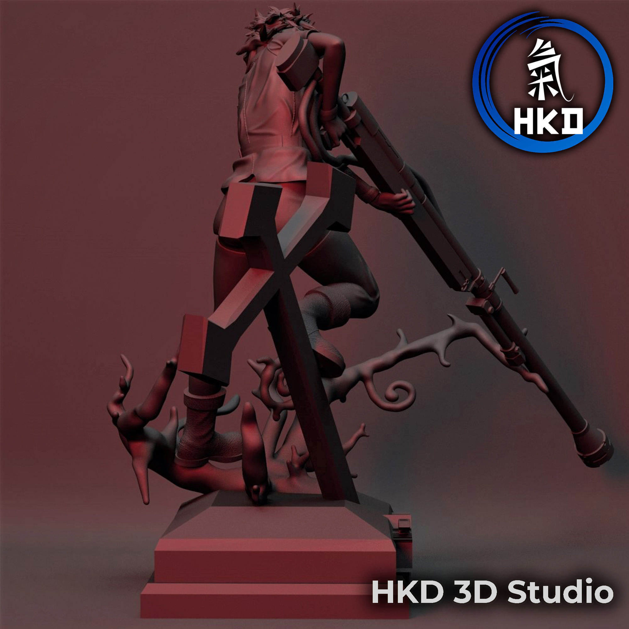 Seras Victoria HellSing  3D print model_5