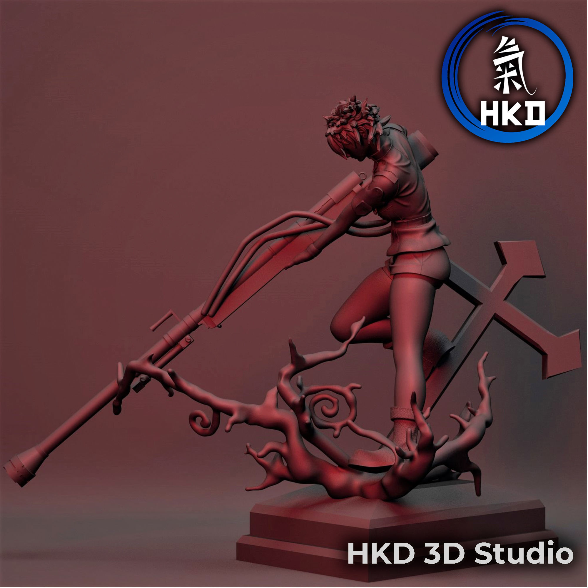 Seras Victoria HellSing  3D print model_4