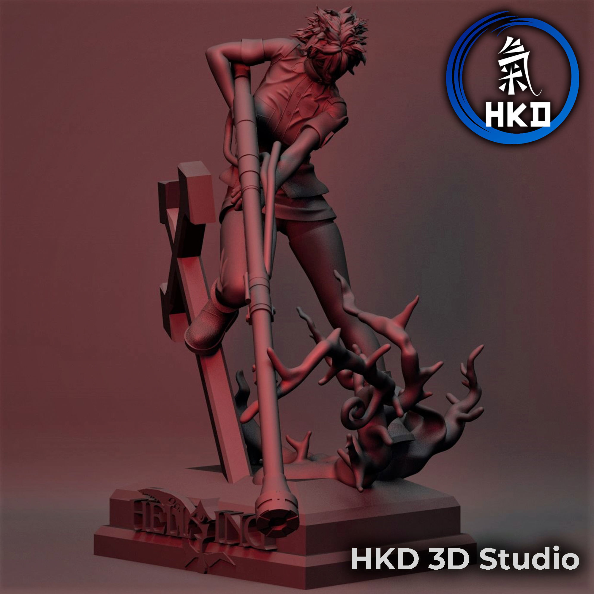 Seras Victoria HellSing  3D print model_3