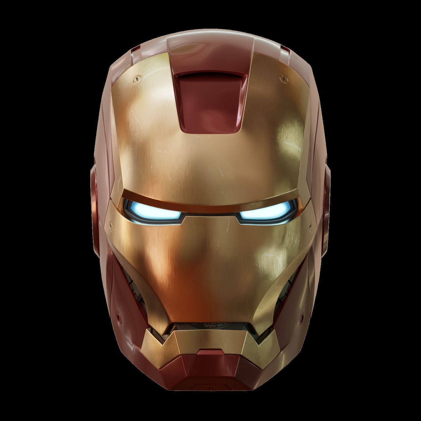 Iron man 2 3  helmet print full inner details and motorization  3D print model_1