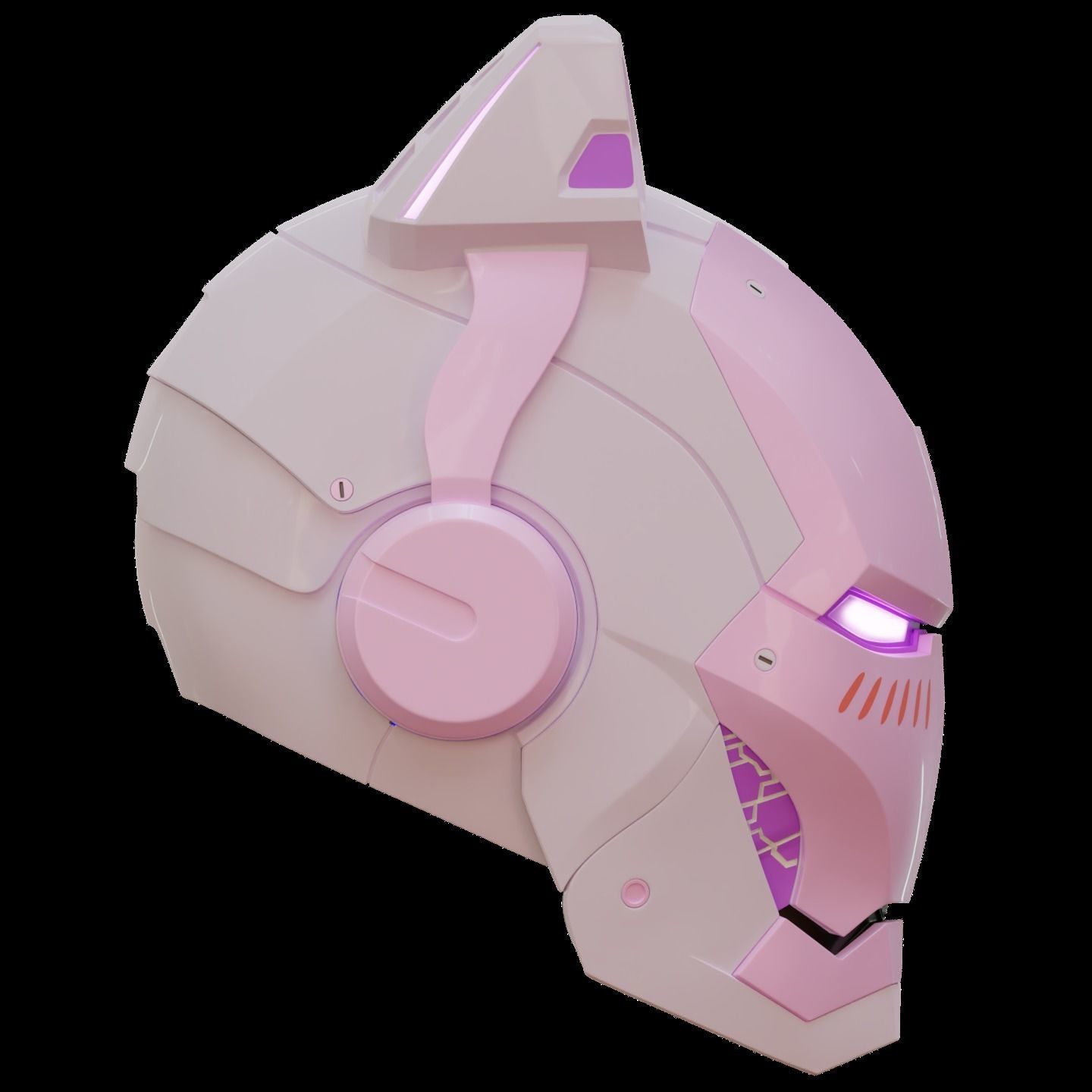 Iron man 2 3  helmet print full inner details and motorization  3D print model_27