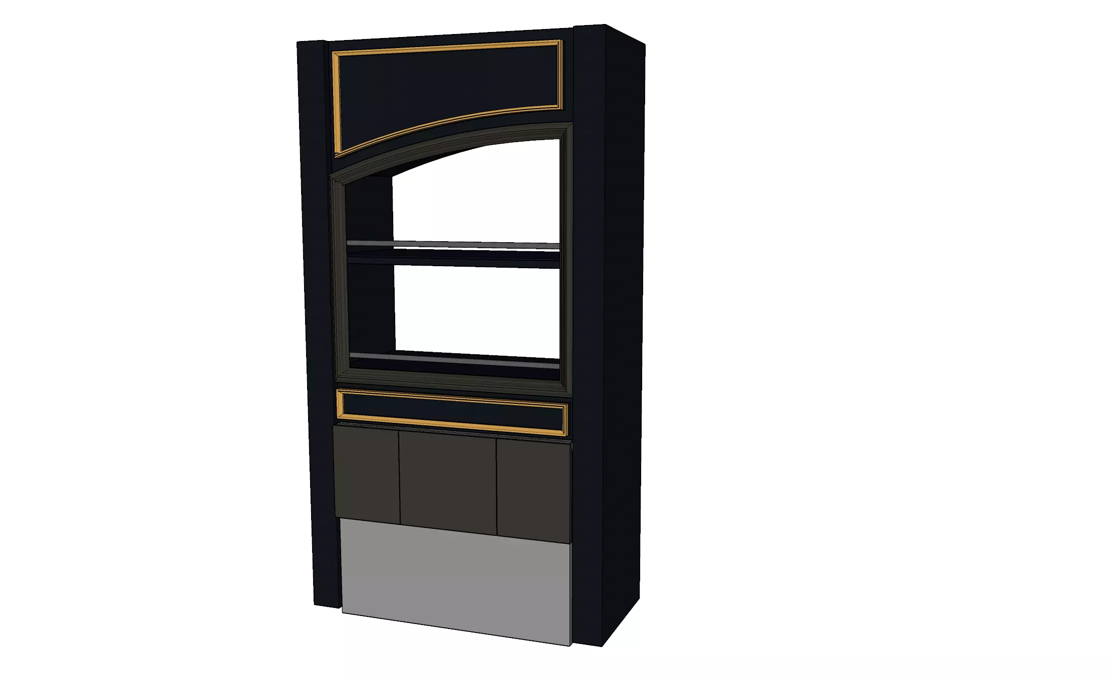 MODULAR - bar counter - 03 Free 3D model_0