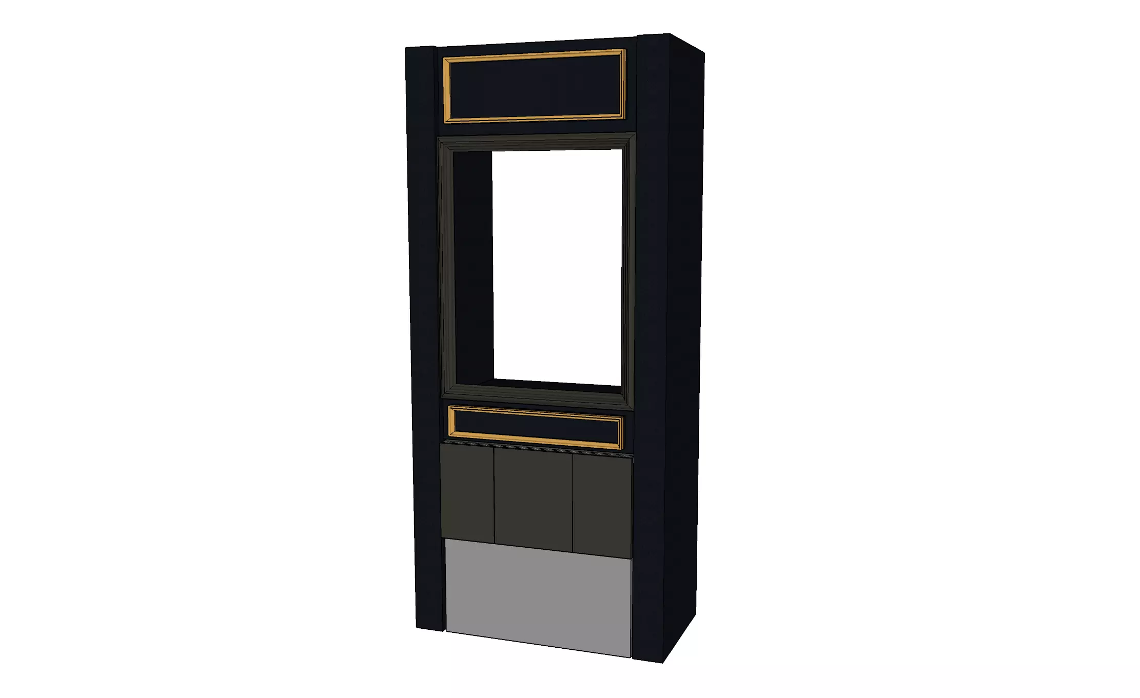 MODULAR - bar counter - 02 Free 3D model_0