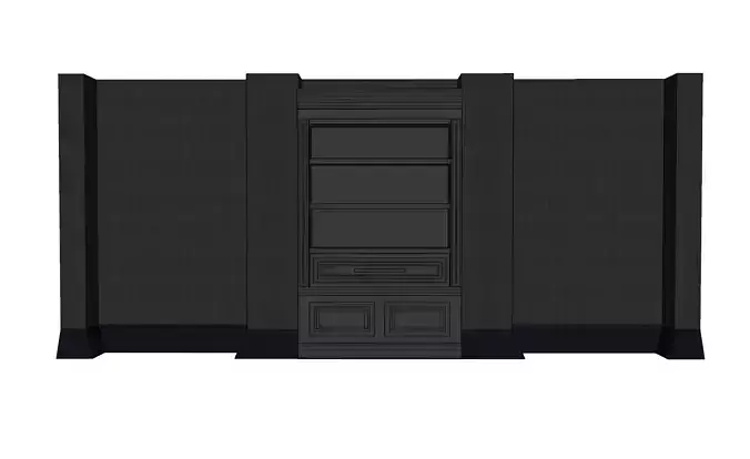 MODULAR -  WALL BOOKSHELF - 01